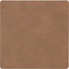 LIND DNA Onderzetter Nupo - Leer - Brown - 10 x 10 cm