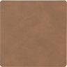 LIND DNA Onderzetter Nupo - Leer - Brown - 10 x 10 cm