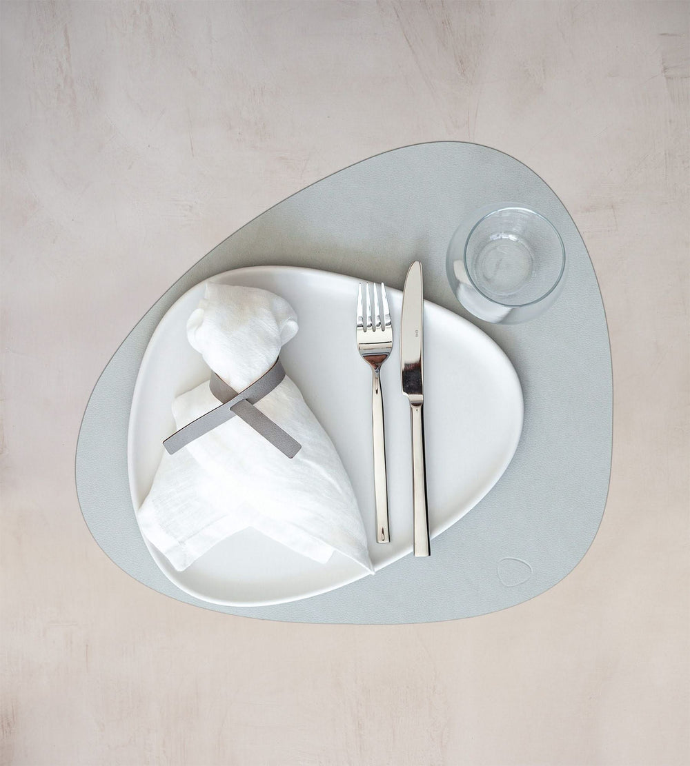 LIND DNA Placemat Nupo - Leer - Metallic - 44 x 37 cm