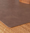 LIND DNA Placemat Nupo - Leer - Brown / Sand - dubbelzijdig - 45 x 35 cm