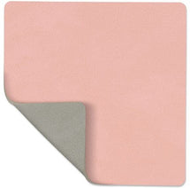 LIND DNA Onderzetter Nupo - Leer - Rose / Light Grey - dubbelzijdig - 10 x 10 cm