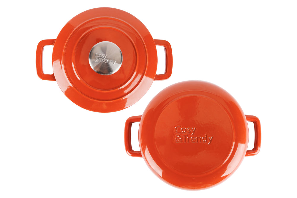 Cosy & Trendy Braadpan Fontestic Gietijzer Roest Ø 20 cm / 2.7 Liter - Geëmailleerd