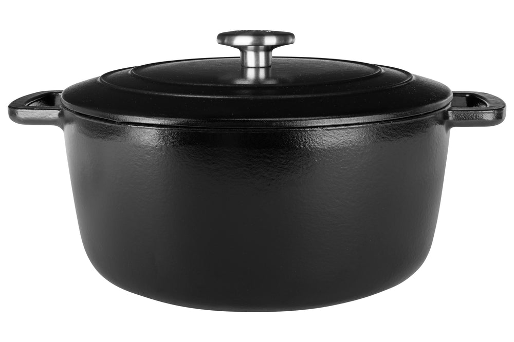 Cosy & Trendy Braadpan Fontestic Gietijzer Black Ø 24 cm / 4.6 Liter - Geëmailleerd