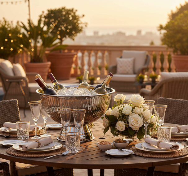 Cookinglife Champagne Emmer - Champagneschaal - Chroom RVS ø 39 cm