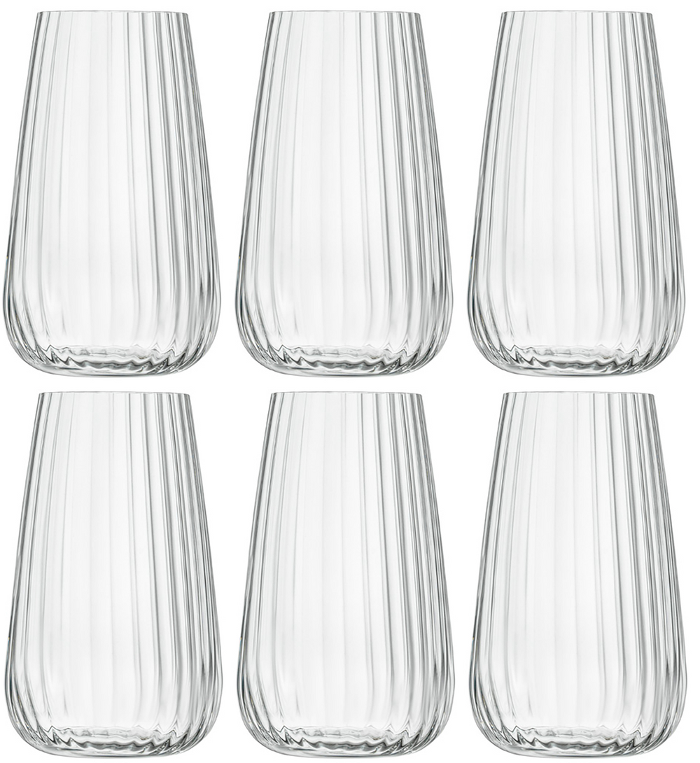 Luigi Bormioli Longdrinkglazen Waterglazen Cocktailglazen Speakeasies Swing - 57 cl - 6 Stuks