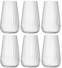 Luigi Bormioli Longdrinkglazen Waterglazen Cocktailglazen Speakeasies Swing - 57 cl - 6 Stuks