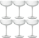 Luigi Bormioli Champagneglazen - Flutes - Champagnecoupe - Speakeasies - 300 ml - 6 Stuks
