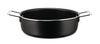 Alessi Braadpan Pots&Pans - AJM102/24 B - Zwart - ø 24 cm / 3.4 liter - door Jasper Morrison