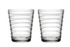 Iittala Glas Aino Aalto - Helder - 220 ml - 2 stuks