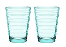 Iittala Glas Aino Aalto - Watergroen - 330 ml - 2 stuks