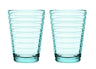 Iittala Glas Aino Aalto - Watergroen - 330 ml - 2 stuks