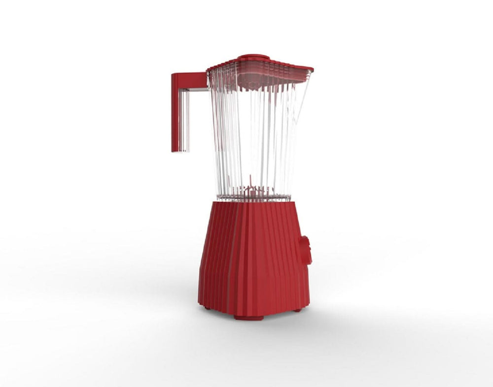 Alessi Blender Plissé - 5 snelheden + turbostand - Rood - Michele de Lucchi - 1.5 liter - MDL09 R