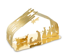 Alessi Kerststal Bark - BM09 GD - Goud - 10 cm - door Michel Boucquillon & Donia Maaoui