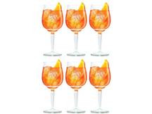Aperol Spritz Glazen - 450 ml - Officieel Glas - 6 stuks