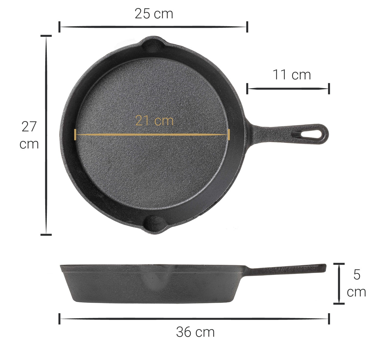 Blackwell Wokpan Gietijzer / Wadjan ø 36 cm / 6.5 liter Blackwell Wokpan Gietijzer / Wadjan ø 36 cm / 6.5 liter
