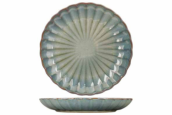 Cosy & Trendy Serviesset Astera Ocean 16-delig / 4 personen - 4 dinerborden, 4 ontbijtborden, 4 kommen en 4 mokken