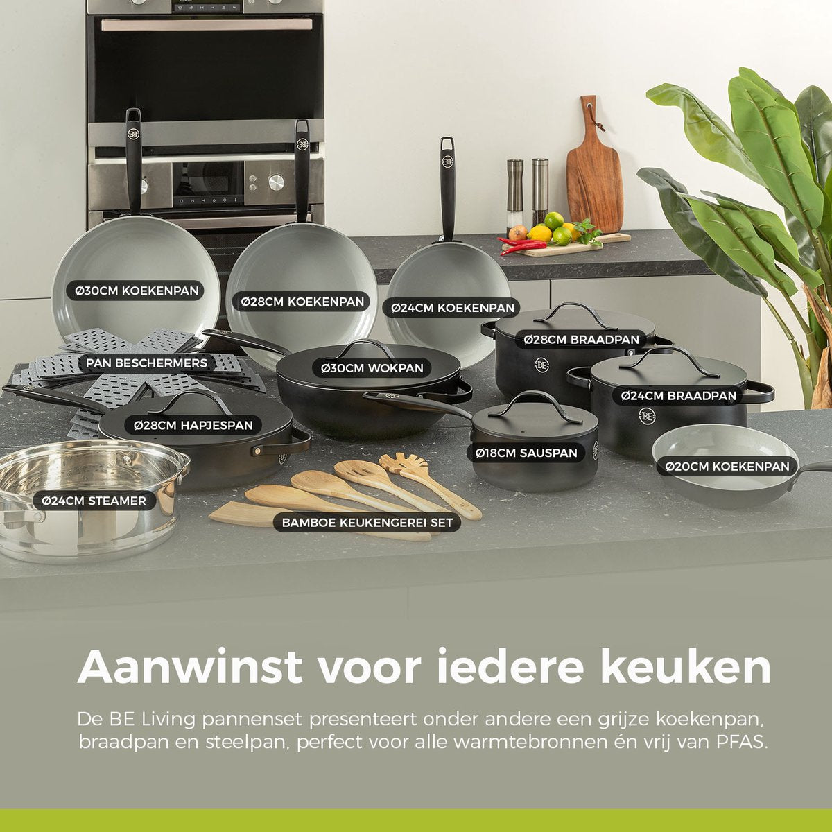 My Kitchen by ELO Cookware Set DOLOMIT, Aluminium My Kitchen by ELO Cookware Set DOLOMIT, Aluminium