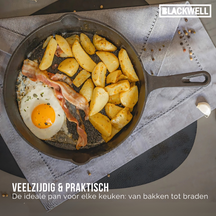 Blackwell Koekenpan Gietijzer / Skillet ø 25 cm - zonder anti-aanbaklaag