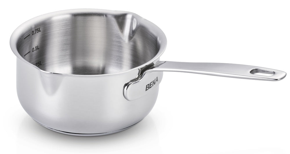 Beka Pannenset Maestro 6-Delig - zonder / keramische anti-aanbaklaag - geschikt voor alle warmtebronnen (Kookpannen, Steelpan & Koekenpannen)