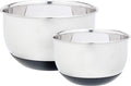Cookinglife Beslagkommen / Mengkommen - Anti-slip - RVS - 2 stuks