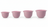 Birkmann Mengkommen / Beslagkommen Colour bowls set 4-Delig- 1.5, 2, 3 en 4 Liter - Silk Rose