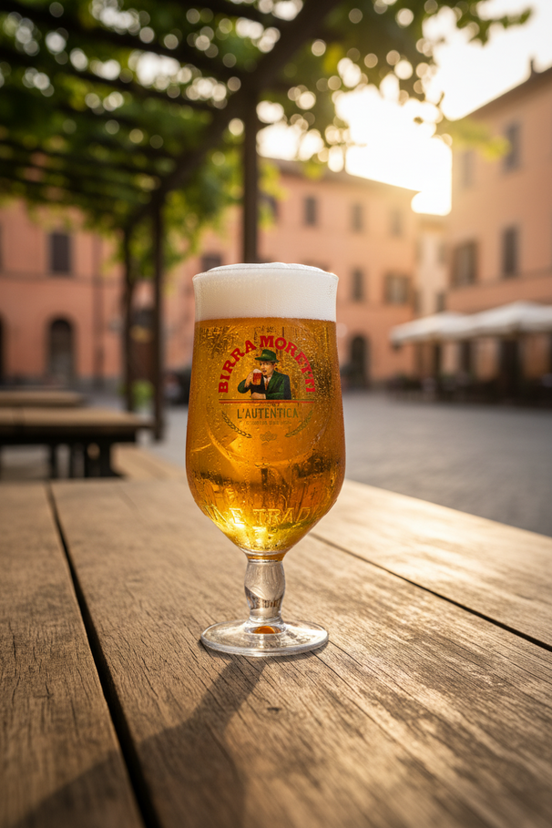 Birra Moretti Bierglazen - 250 ml - 6 stuks