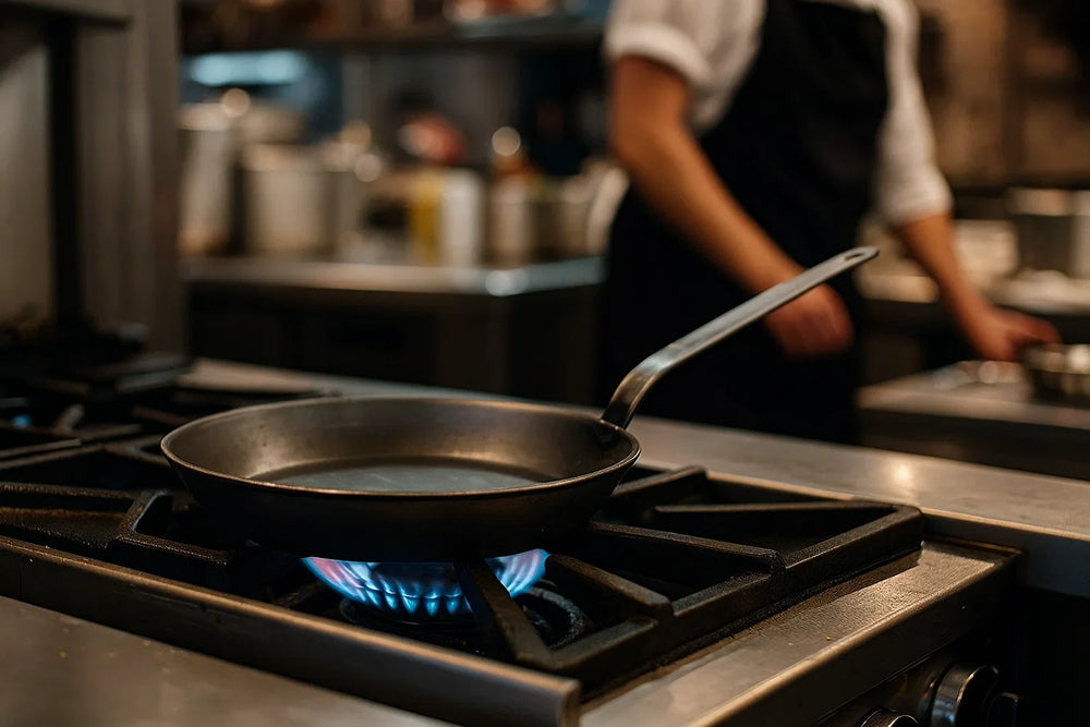 Blackwell Koekenpan Plaatstaal - Lyonnaiserpan - ø 24 cm - zonder anti-aanbaklaag