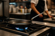 Blackwell Koekenpan Plaatstaal - Lyonnaiserpan - ø 24 cm - zonder anti-aanbaklaag