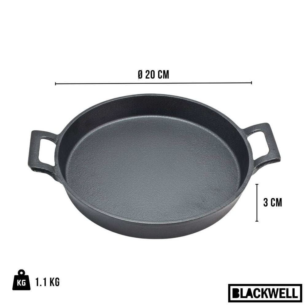 Blackwell Ovenschaal Cast Iron - Gietijzer - ø 20 cm - zonder anti-aanbaklaag