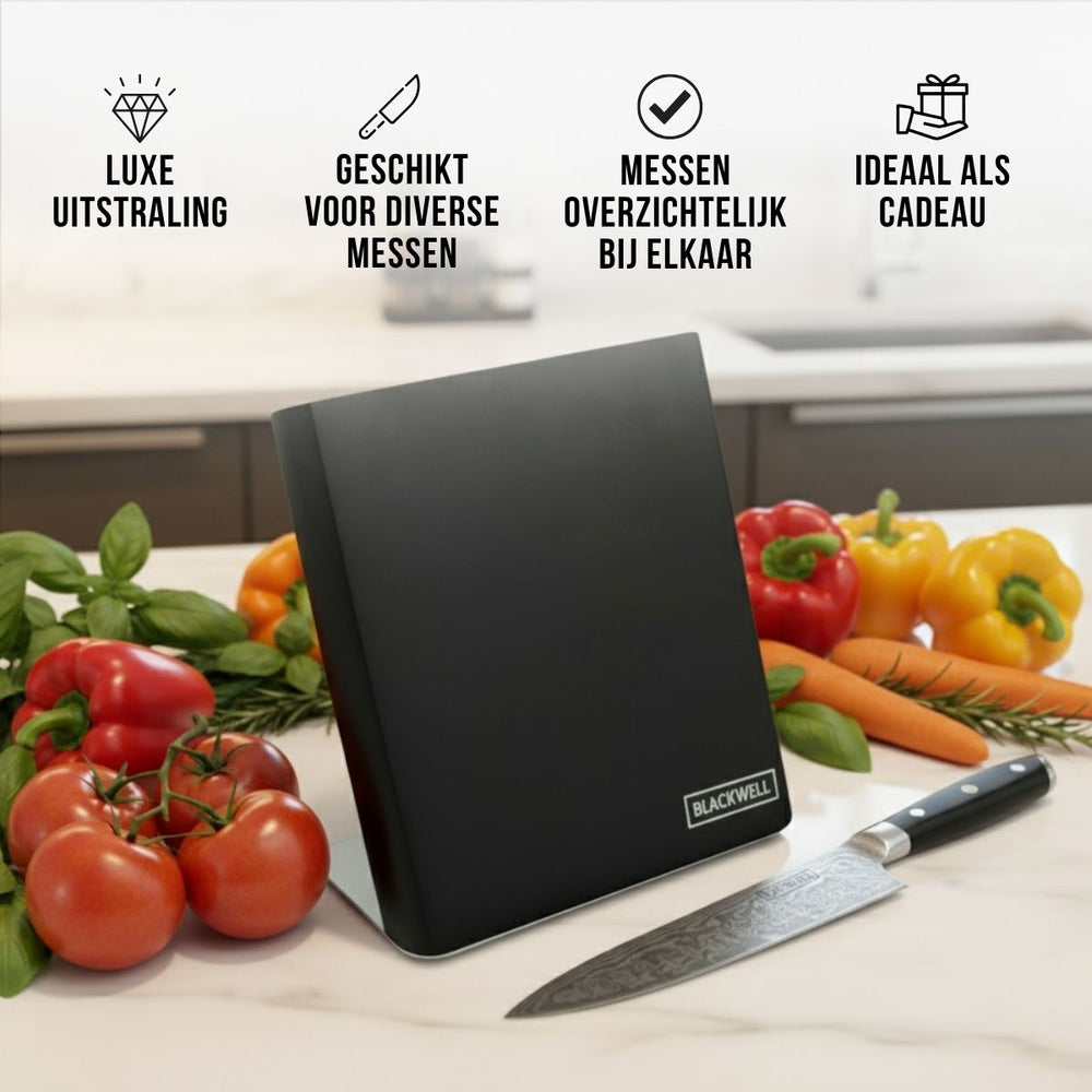Blackwell Messenblok - Magnetisch Zwart - zonder messen