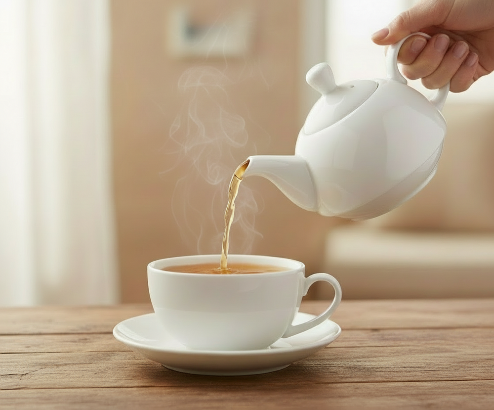 BonBistro Tea for one Theepot Sam -  Wit - 450 ml