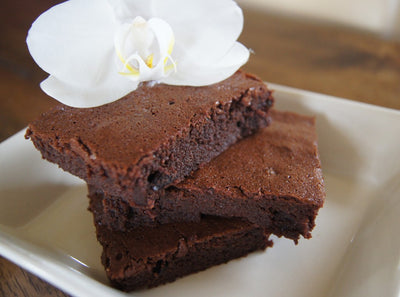 Brownies van rijstmeel