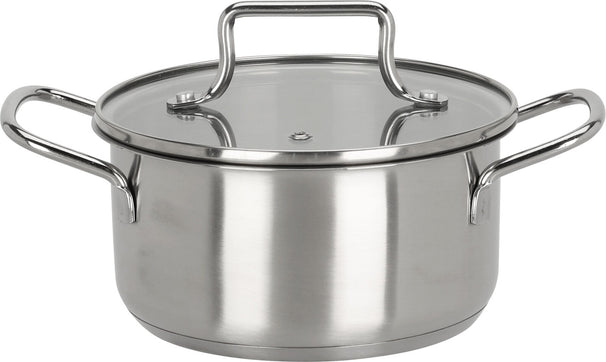 Kookpan Essential Steel RVS Ø 22 cm - 3.8 liter - geschikt voor alle warmtebronnen - Cookinglife