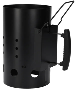 Cookinglife BBQ Starter Brikettenstarter Fire & Flavour 30.5 cm - Hittebestendig Metaal Zwart