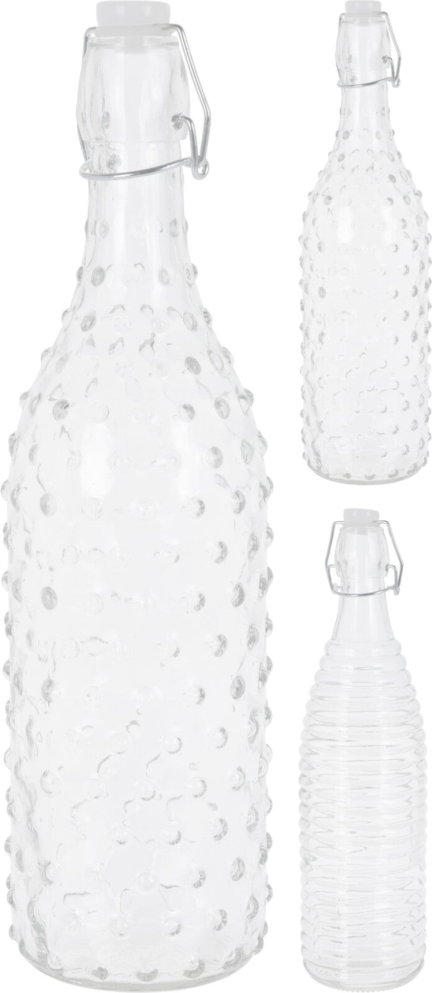 Cookinglife Fles Glas met beugeldop