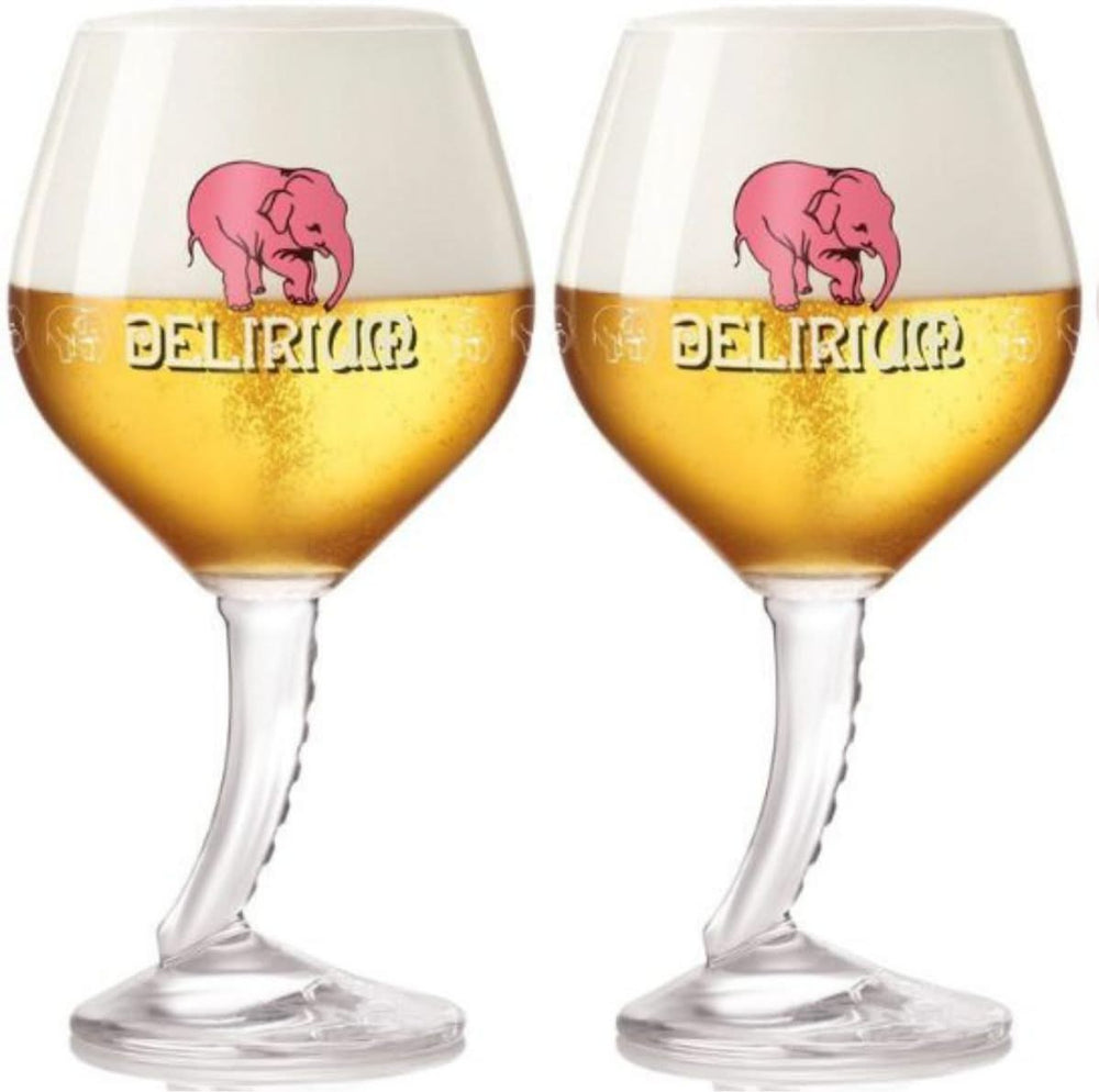 Delirium Bierglas op Voet - 330 ml - 2 stuks