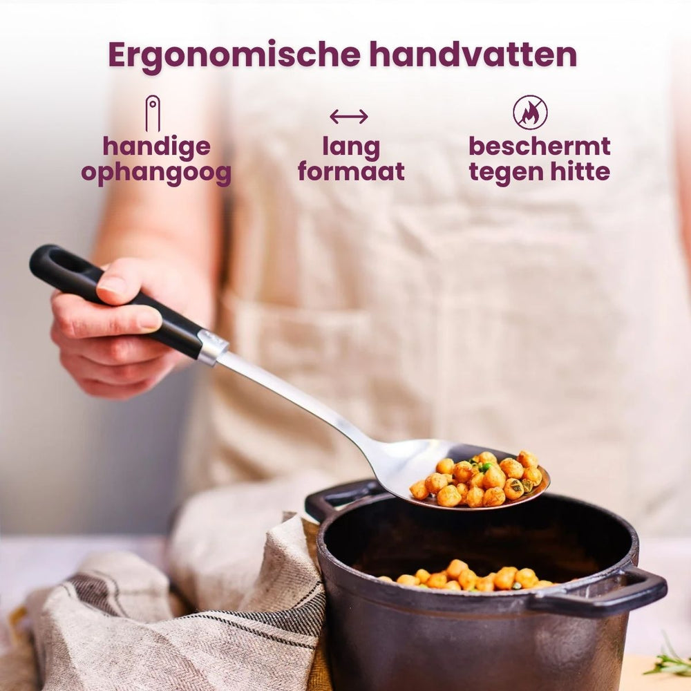 Cosy & Trendy Garde - Klopper - Delish - RVS Zwart