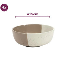 Cookinglife Serviesset Leem 18-delig / 6 personen - 6 dinerborden, 6 ontbijtborden en 6 kommen