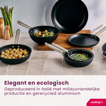 Cookinglife Koekenpannenset ProForge - ø 24 & 28 cm - keramische anti-aanbaklaag - geschikt voor alle warmtebronnen