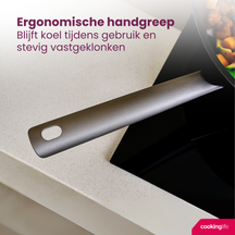 Cookinglife Koekenpannenset ProForge - ø 24 & 28 cm - keramische anti-aanbaklaag - geschikt voor alle warmtebronnen