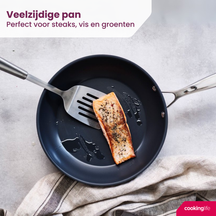 Cookinglife Koekenpannenset Revolt - ø 24 & 28 cm - keramische anti-aanbaklaag - geschikt voor alle warmtebronnen