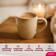 Cookinglife Mokken Sabi Beige 450 ml - 6 Stuks