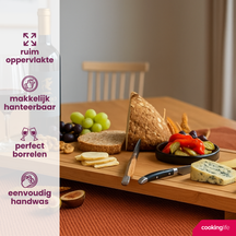 Cookinglife Serveerplank XXL - Bamboe - 100 x 26 cm