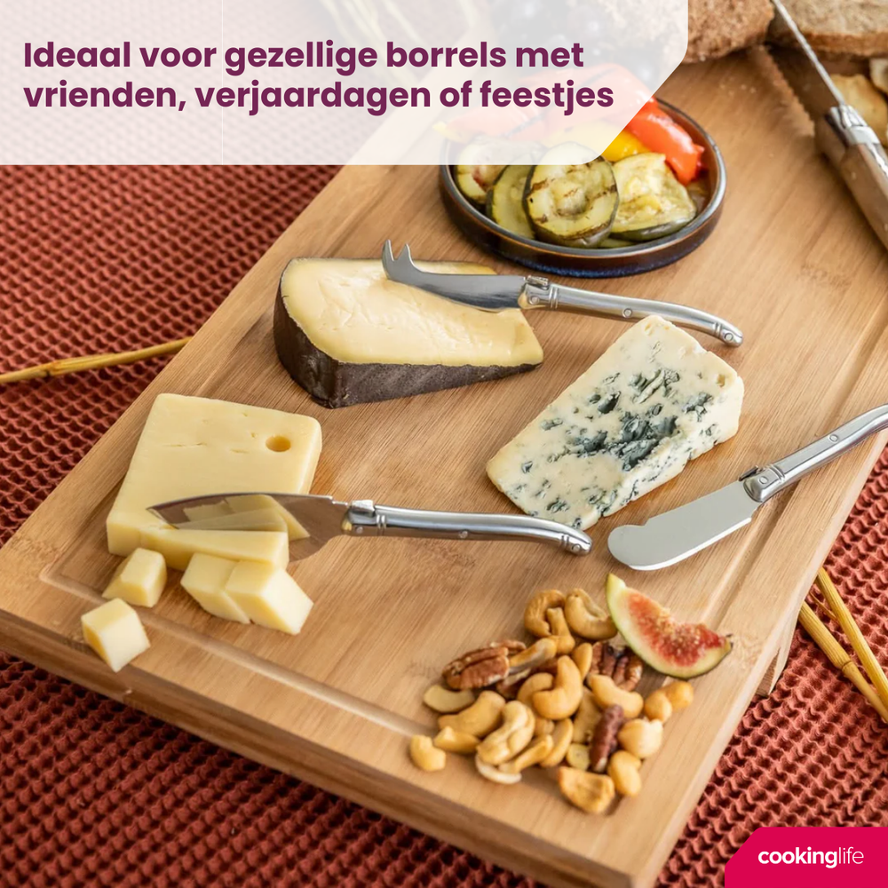 Cookinglife Serveerplank XXL - Bamboe - 100 x 26 cm