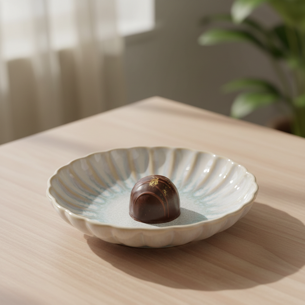 Cosy & Trendy Kleine Schaaltjes / Bonbon Schaaltjes - Astera Pure Wit - ø 10.5 cm - 4 Stuks