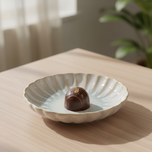 Cosy & Trendy Kleine Schaaltjes / Bonbon Schaaltjes - Astera Pure Wit - ø 10.5 cm - 4 Stuks