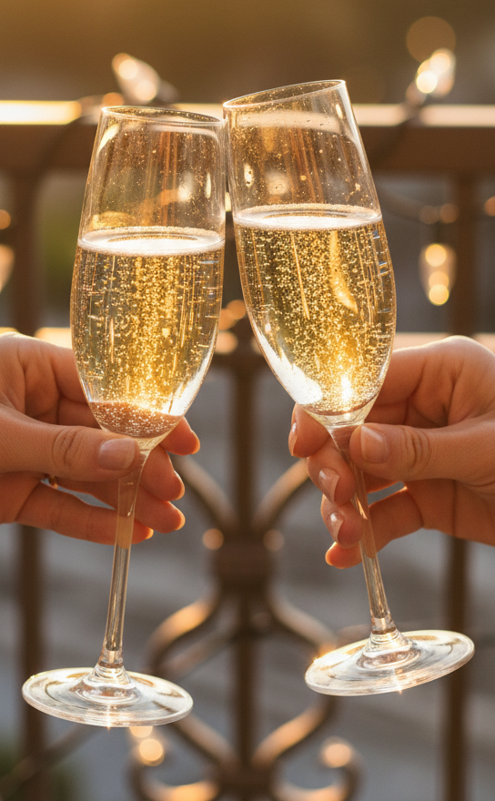 Cookinglife Champagneglazen Solare 210 ml - 4 Stuks