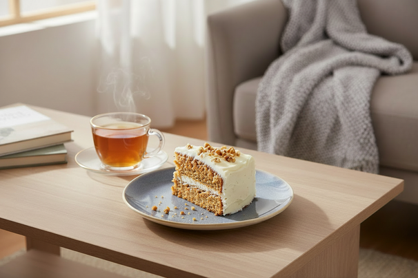 Cookinglife Ontbijtborden / Dessertborden Serene Blue Ø 20 cm - Aardewerk - 4 stuks