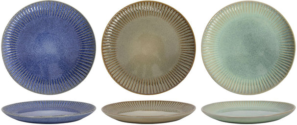 Cookinglife Ontbijtborden / Dessertborden Aqua Maris ø 21 cm - 6 Stuks