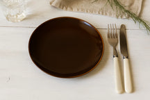 Cookinglife Ontbijtborden / Dessertborden Sabi Bruin ø 21 cm - 6 Stuks